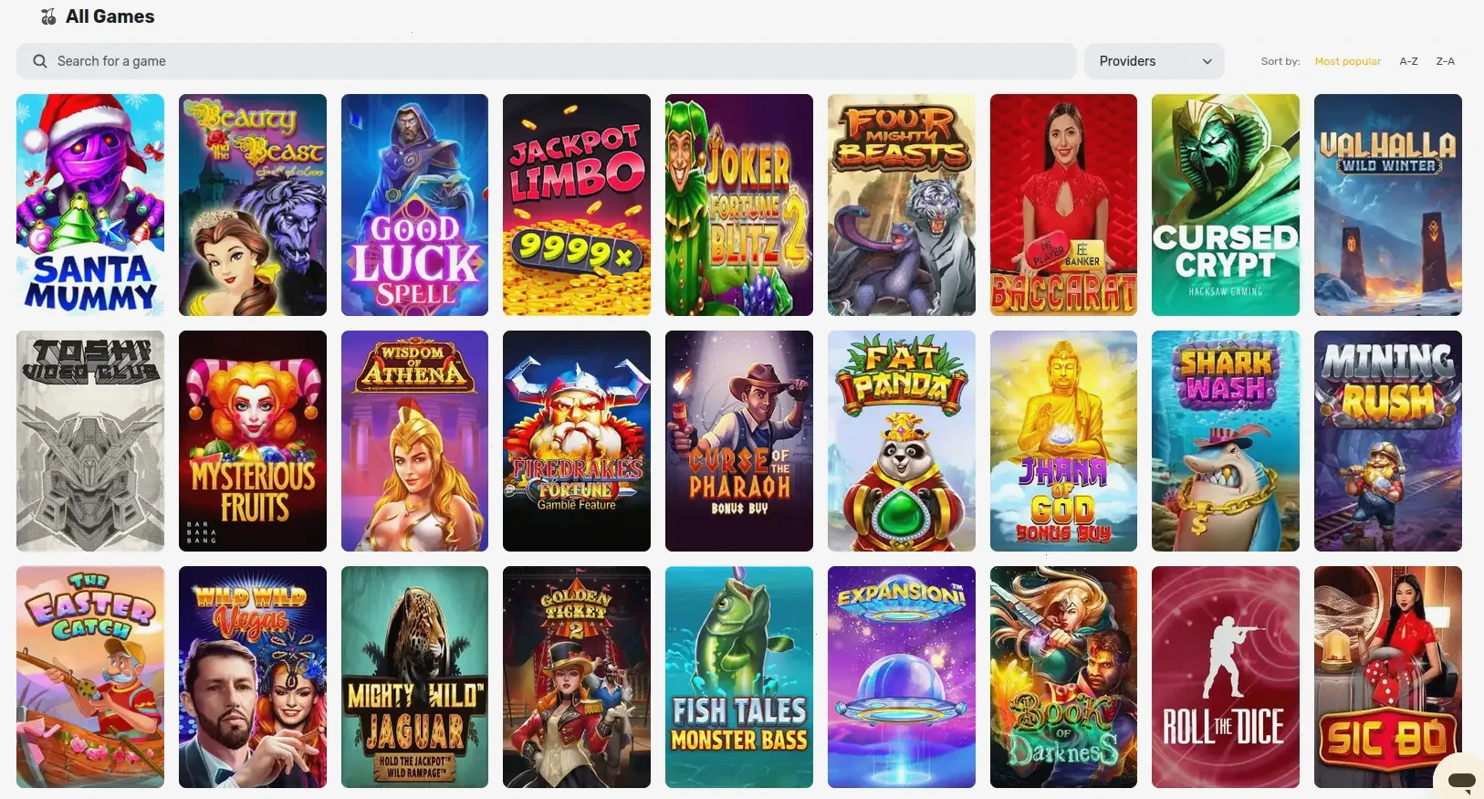 Spinstar casino spelaanbod overzicht